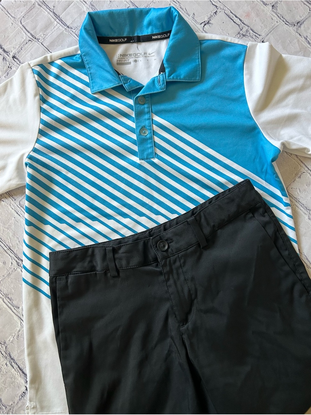 NIKE DRI-fit boys size small golf set